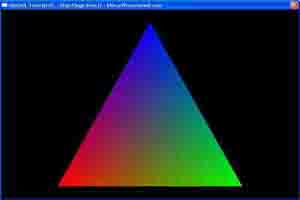 OpenGL Gouraud Triangle